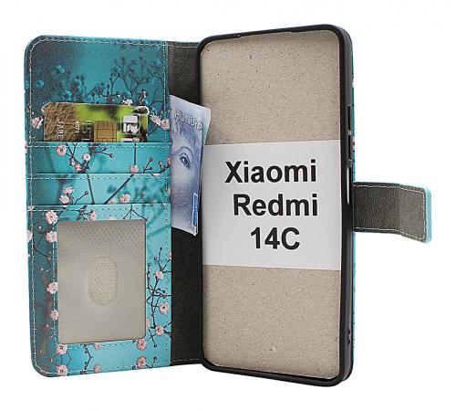 billigamobilskydd.seSkimblocker Xiaomi Redmi 14C Plnboksfodral Design