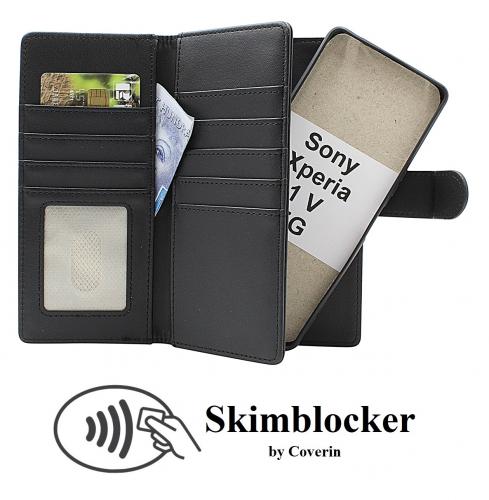 CoverinSkimblocker Sony Xperia 1 V 5G XL Magnet Plnboksfodral