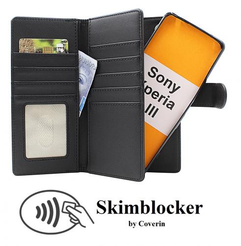 CoverinSkimblocker Sony Xperia 1 III XL Magnet Plnboksfodral