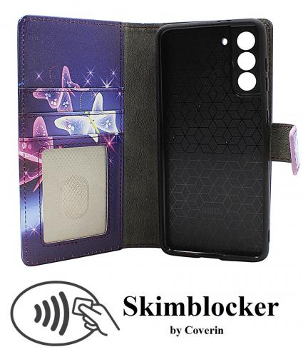 CoverinSkimblocker Samsung Galaxy S21 5G Magnet Plnboksfodral Design