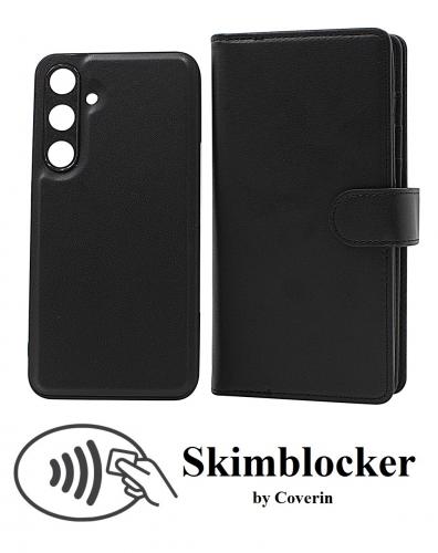 CoverinSkimblocker Samsung Galaxy S24 Plus 5G XL Magnet Plnboksfodral