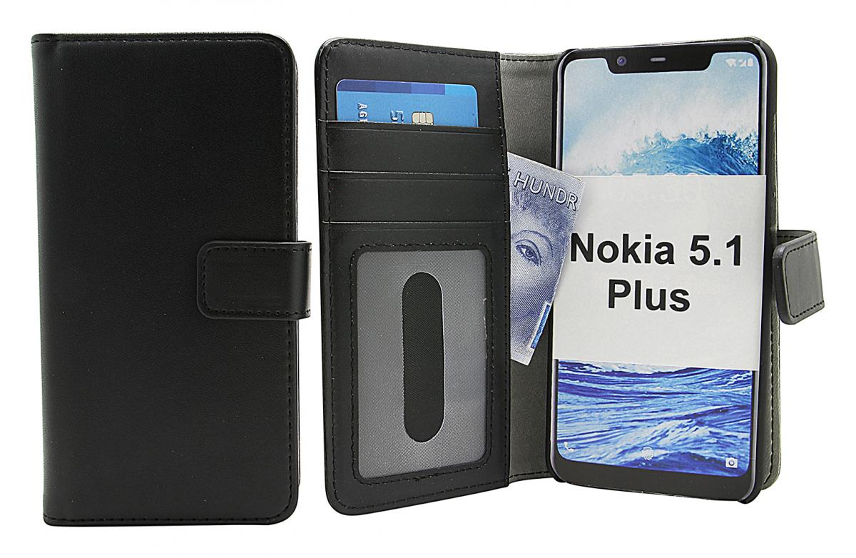CoverInSkimblocker Magnet Fodral Nokia 5.1 Plus
