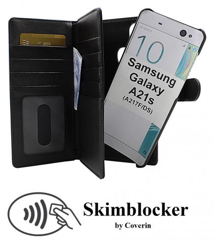 CoverinSkimblocker XL Magnet Fodral Samsung Galaxy A21s (A217F/DS)