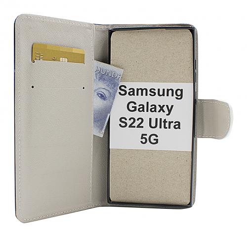billigamobilskydd.seDesignwallet Samsung Galaxy S22 Ultra 5G