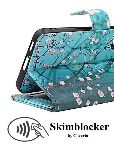 CoverinSkimblocker Samsung Galaxy S22 5G Magnet Plnboksfodral Design