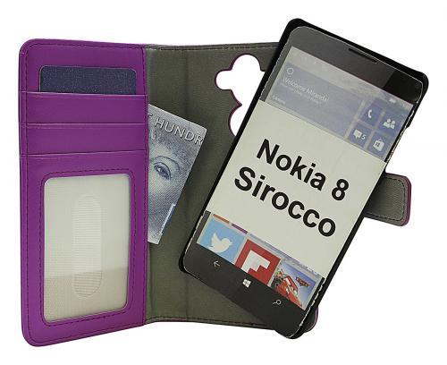 CoverInSkimblocker Magnet Fodral Nokia 8 Sirocco