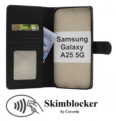 CoverinSkimblocker Samsung Galaxy A25 5G Magnet Plnboksfodral