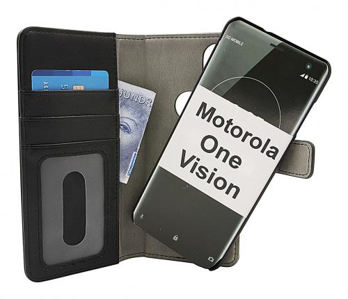 CoverinSkimblocker Magnet Fodral Motorola One Vision