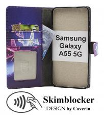 CoverinSkimblocker Samsung Galaxy A55 5G Plånboksfodral Design