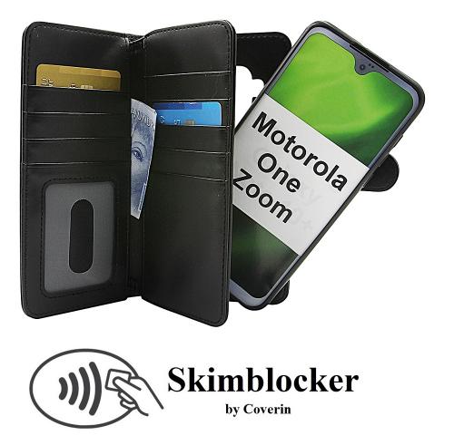 CoverinSkimblocker XL Magnet Fodral Motorola One Zoom