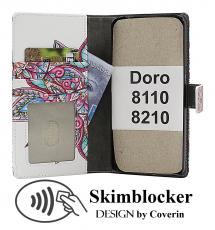 CoverinSkimblocker Doro 8110 / 8210 Plånboksfodral Design