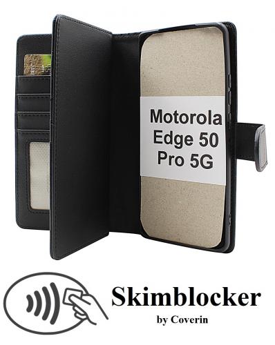 CoverinSkimblocker Motorola Edge 50 Pro 5G XL Plnboksfodral