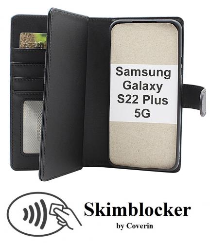 CoverinSkimblocker Samsung Galaxy S22 Plus 5G XL Magnet Plnboksfodral