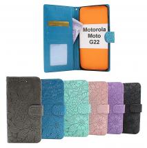 billigamobilskydd.seFlower Standcase Wallet Motorola Moto G22