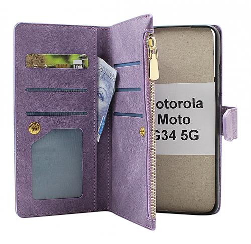 billigamobilskydd.seXL Standcase Lyxfodral Motorola Moto G34 5G