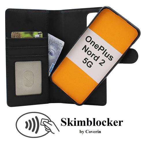 CoverinSkimblocker OnePlus Nord 2 5G Magnet Plnboksfodral