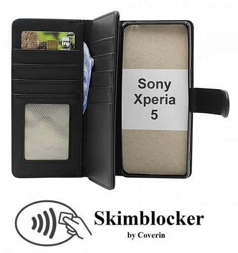 CoverinSkimblocker Sony Xperia 5 (J9210) XL Plnboksfodral