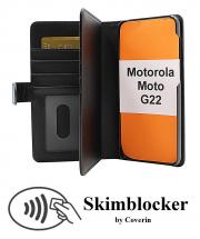 CoverInSkimblocker XL Wallet Motorola Moto G22