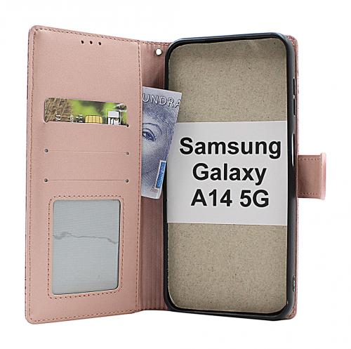 billigamobilskydd.seFlower Standcase Wallet Samsung Galaxy A14 4G / 5G