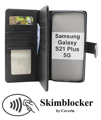 CoverinSkimblocker Samsung Galaxy S21 Plus 5G XL Plnboksfodral