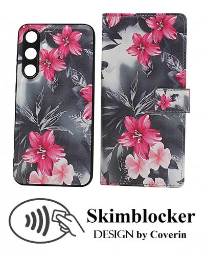 CoverinSkimblocker Samsung Galaxy S24 FE Magnet Plnboksfodral Design