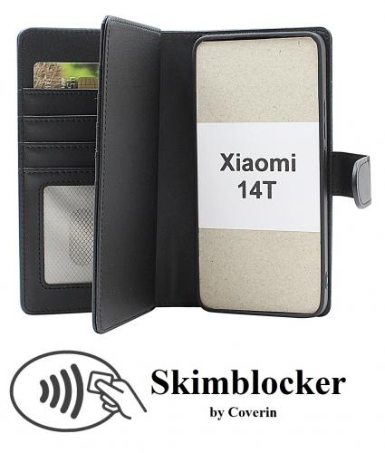 CoverinSkimblocker Xiaomi 14T 5G XL Magnet Plnboksfodral