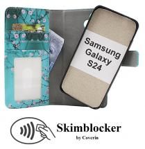 CoverInSkimblocker Magnet Designwallet Samsung Galaxy S24 5G (SM-S921B/DS)
