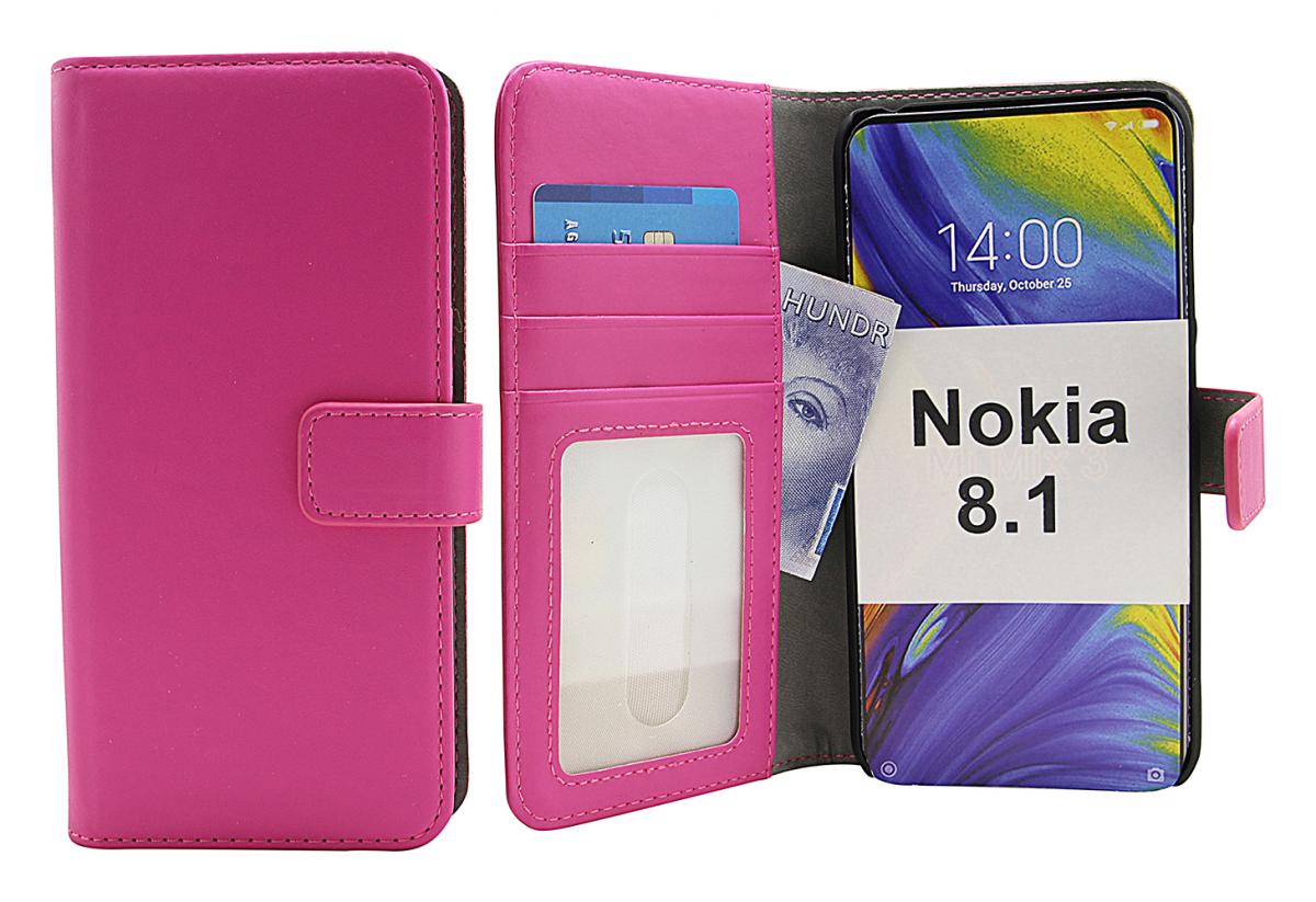 CoverInSkimblocker Magnet Fodral Nokia 8.1