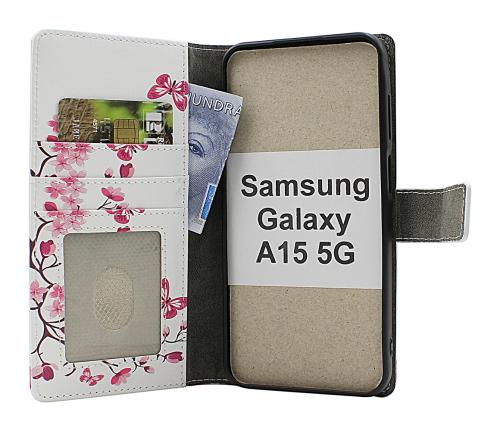 CoverinSkimblocker Samsung Galaxy A15 5G Plnboksfodral Design