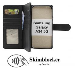 CoverinSkimblocker Samsung Galaxy A34 5G XL Plånboksfodral