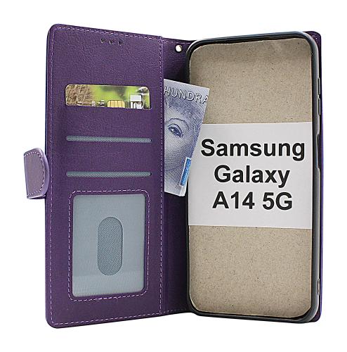 billigamobilskydd.seZipper Standcase Wallet Samsung Galaxy A14 4G / 5G