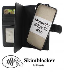 CoverinSkimblocker Motorola Edge 50 Neo XL Magnet Plånboksfodral