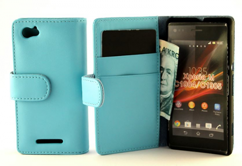 CoverinPlnboksfodral Sony Xperia M (c1905)