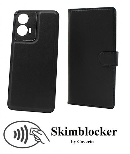 CoverinSkimblocker Motorola Moto E14 Magnet Plnboksfodral