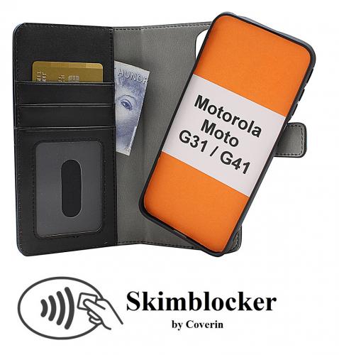 CoverinSkimblocker Magnet Fodral Motorola Moto G31/G41