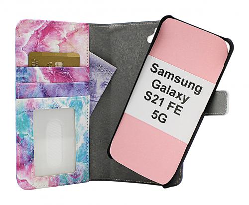 CoverinSkimblocker Magnet Designwallet Samsung Galaxy S21 FE 5G