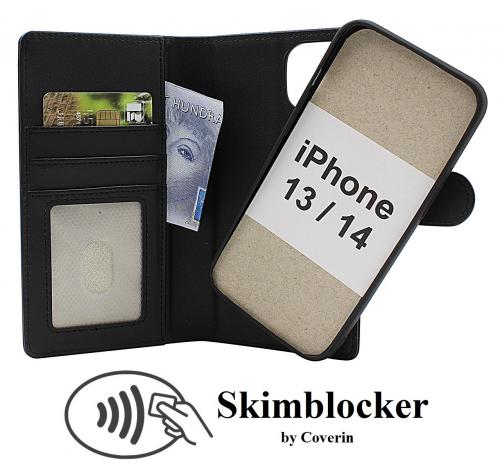 CoverinSkimblocker iPhone 13 / 14 Magnet Plnboksfodral