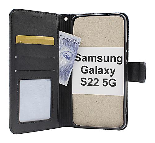 billigamobilskydd.seFlower Standcase Wallet Samsung Galaxy S22 5G