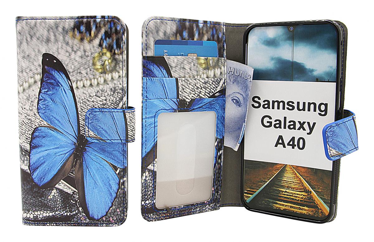 billigamobilskydd.seSkimblocker Magnet Designwallet Samsung Galaxy A40 (A405FN/DS)