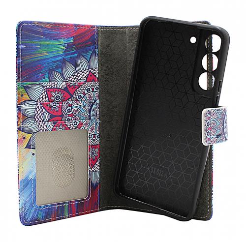 CoverinSkimblocker Samsung Galaxy S22 5G Magnet Plnboksfodral Design