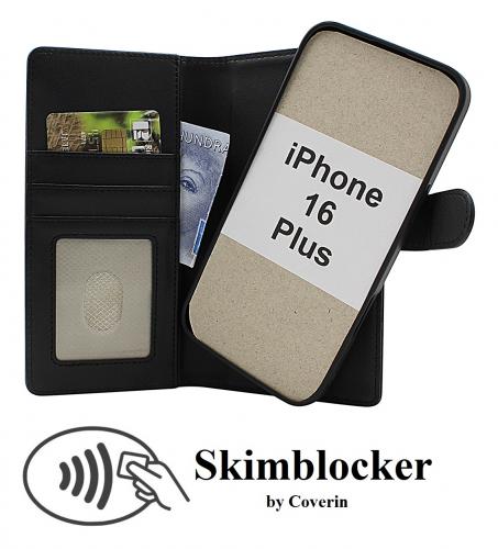 CoverinSkimblocker iPhone 16 Plus Magnet Plnboksfodral