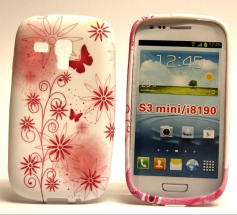 billigamobilskydd.seTPU Skal Samsung Galaxy S3 Mini (Rödablommor