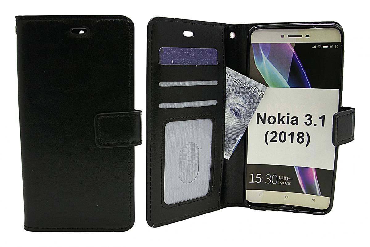 billigamobilskydd.seCrazy Horse Wallet Nokia 3.1 (2018)