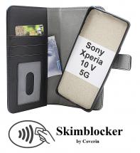 CoverInSkimblocker Magnet Fodral Sony Xperia 10 V 5G