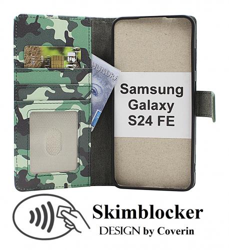 CoverinSkimblocker Samsung Galaxy S24 FE Plnboksfodral Design