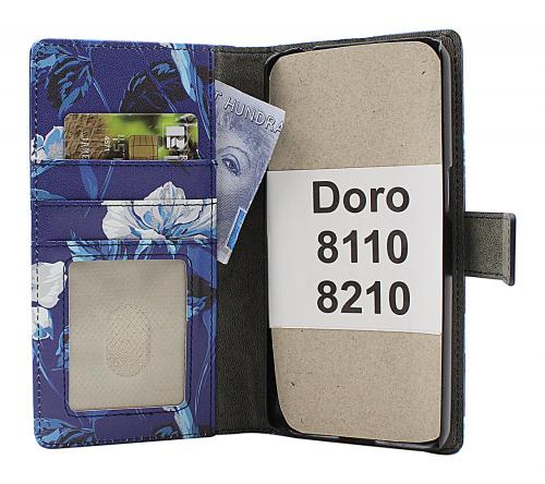 CoverinSkimblocker Doro 8110 / 8210 Plnboksfodral Design