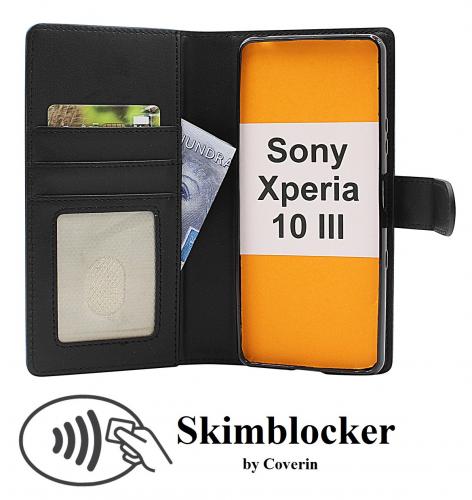 CoverinSkimblocker Sony Xperia 10 III Magnet Plnboksfodral