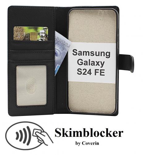 CoverinSkimblocker Samsung Galaxy S24 FE Magnet Plnboksfodral