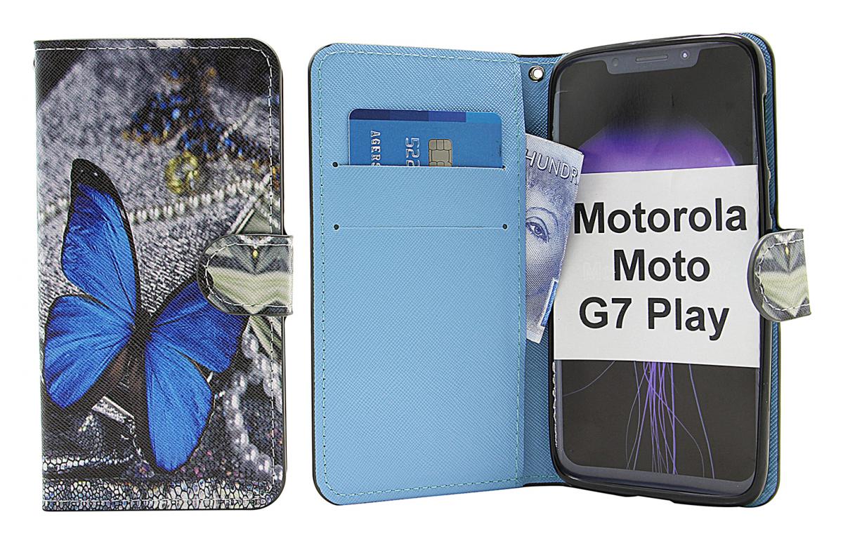 billigamobilskydd.seDesignwallet Motorola Moto G7 Play
