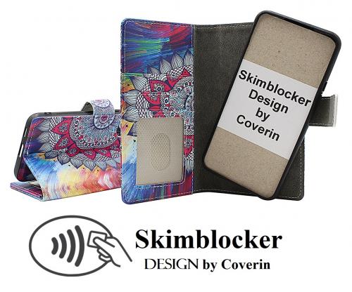 CoverinSkimblocker Xiaomi Redmi 14C Magnet Plnboksfodral Design